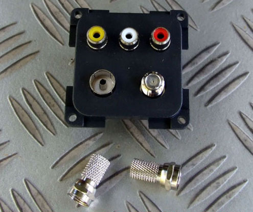 Socket satellitare dvd - socket, e